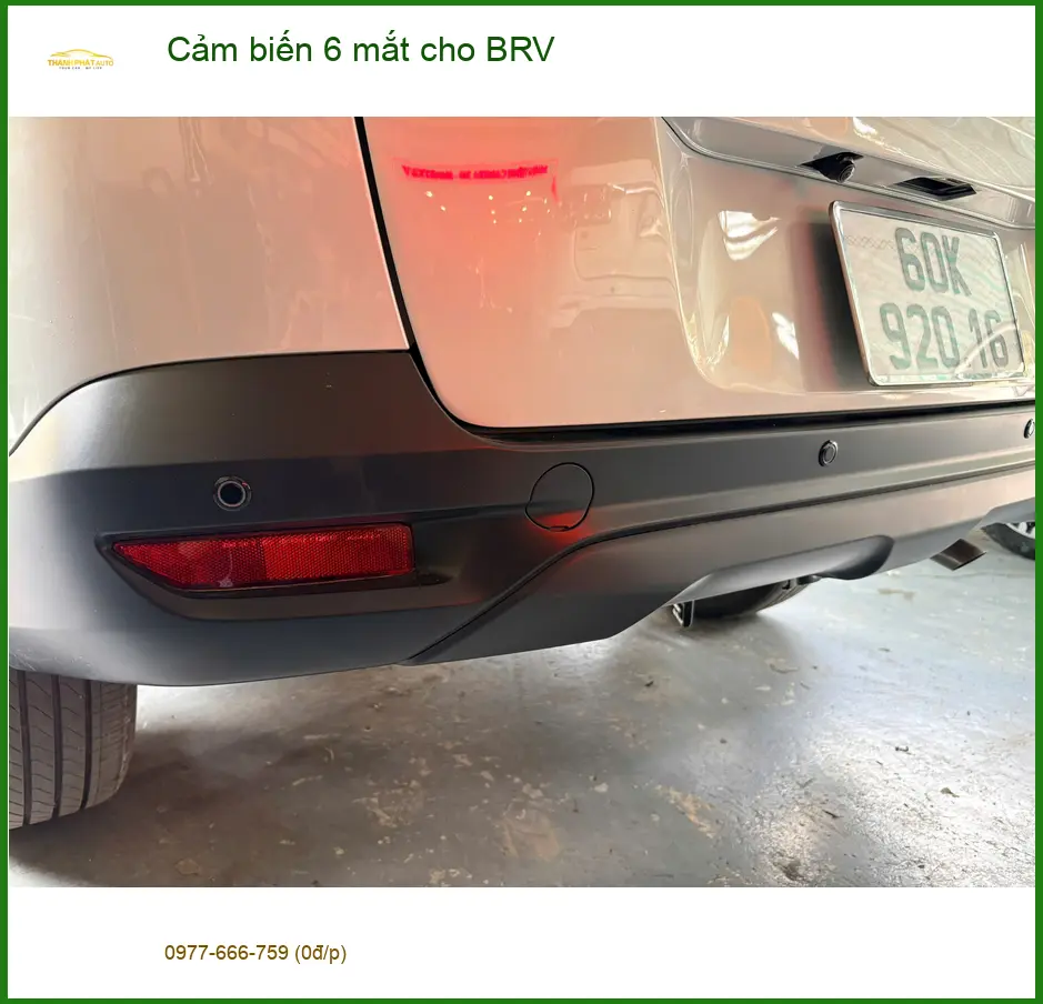 Anh Kiên lắp cảm biến 6 mắt cho BRV để lùi xe an toàn hơn tại Quận Gò Vấp ảnh thực tế 2