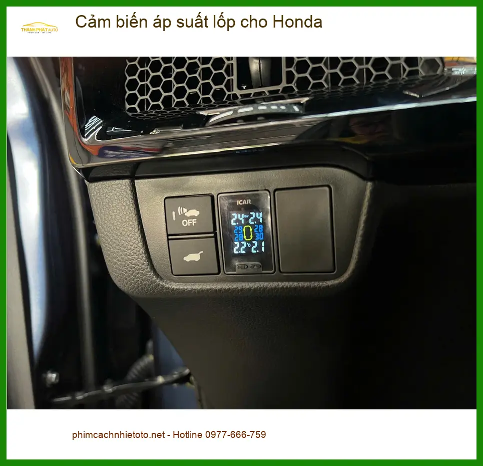 Anh Hoàng Minh lắp cảm biến áp suất lốp Honda CR-V Quận 1 an toàn ảnh thực tế 5