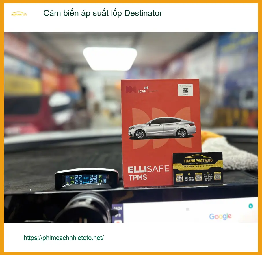 Chị Thảo lắp cảm biến áp suất lốp Destinator cho Mazda 3 tại Nhà Bè