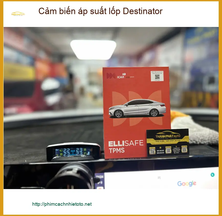 Anh Kiên lắp cảm biến áp suất lốp Destinator cho Mazda CX-5 ở Quận 2