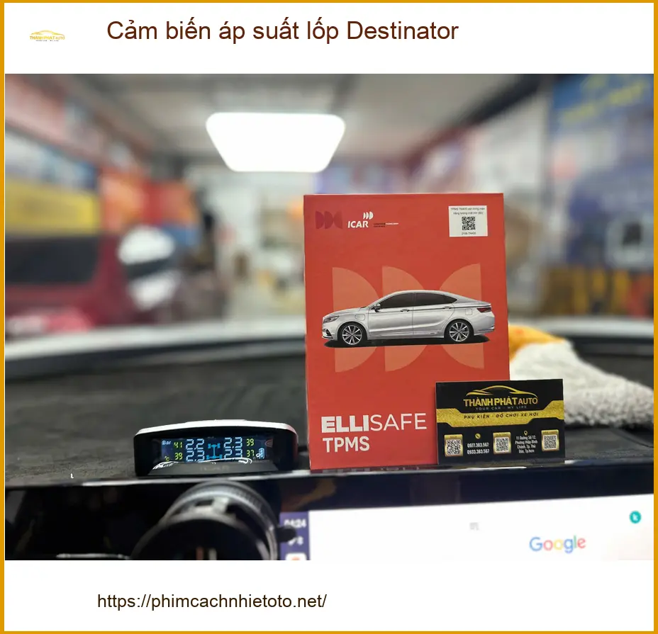 Anh Khải lắp cảm biến áp suất lốp Destinator cho CX-5 ở Quận 7