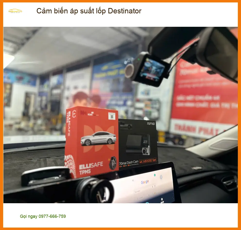 Anh Phong lắp cảm biến áp suất lốp Destinator cho Kia Seltos tại Cần Giờ