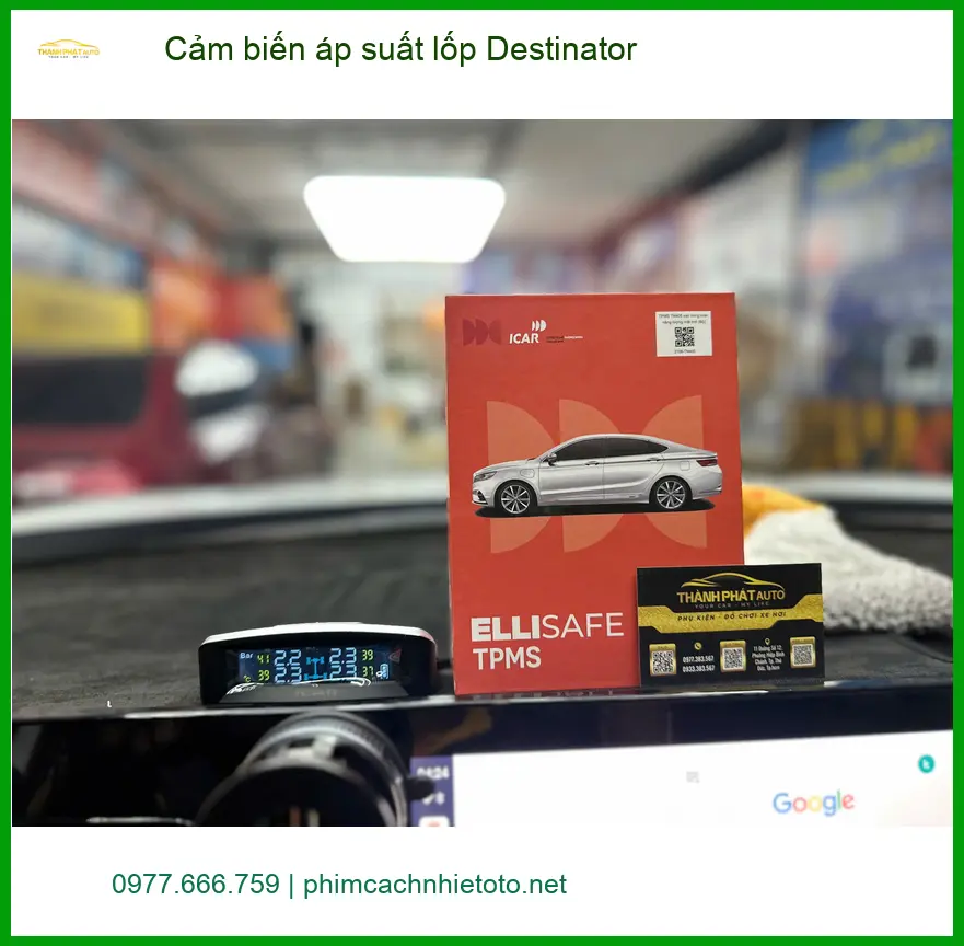 Anh Phong lắp cảm biến áp suất lốp Destinator cho Kia Seltos tại Cần Giờ ảnh thực tế 3