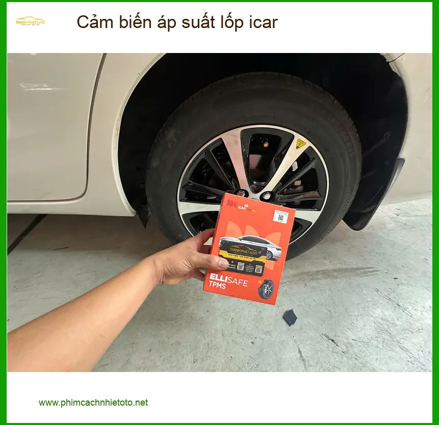 Anh Tấn lắp cảm biến áp suất lốp ICAR cho Kia K3 tại Quận 2 tránh sự cố cao tốc