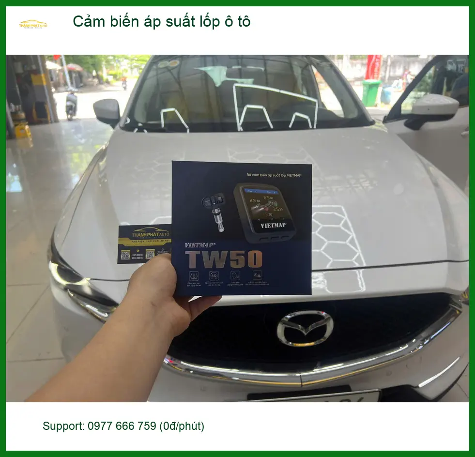 Chị Mai lắp cảm biến áp suất lốp ô tô Honda CRV ở Quận Huyện Nhà Bè ảnh thực tế 2