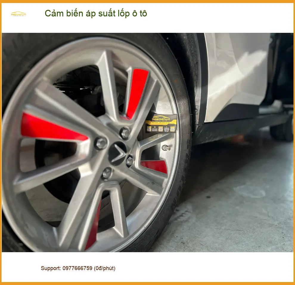 Anh Dũng lắp cảm biến áp suất lốp ô tô Vios tại Quận 1 lái xe an toàn ảnh thực tế 2