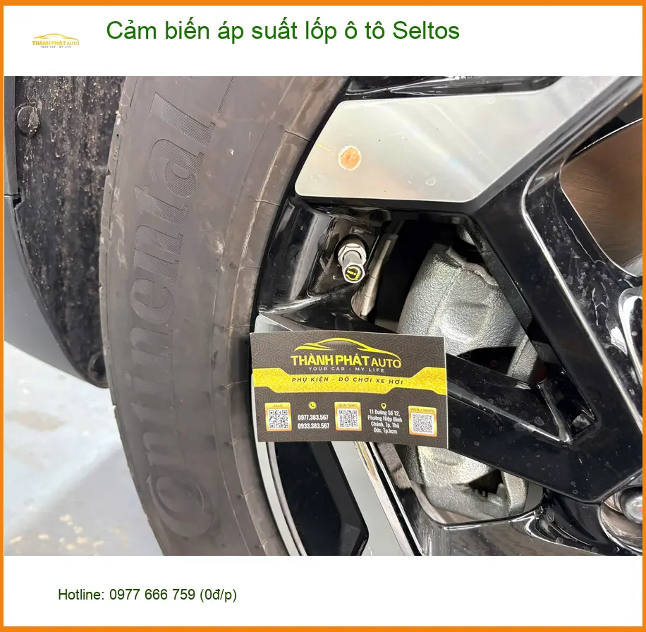 Anh Minh lắp cảm biến áp suất lốp Seltos tại Quận 12, an toàn trên mọi nẻo đường ảnh thực tế 4