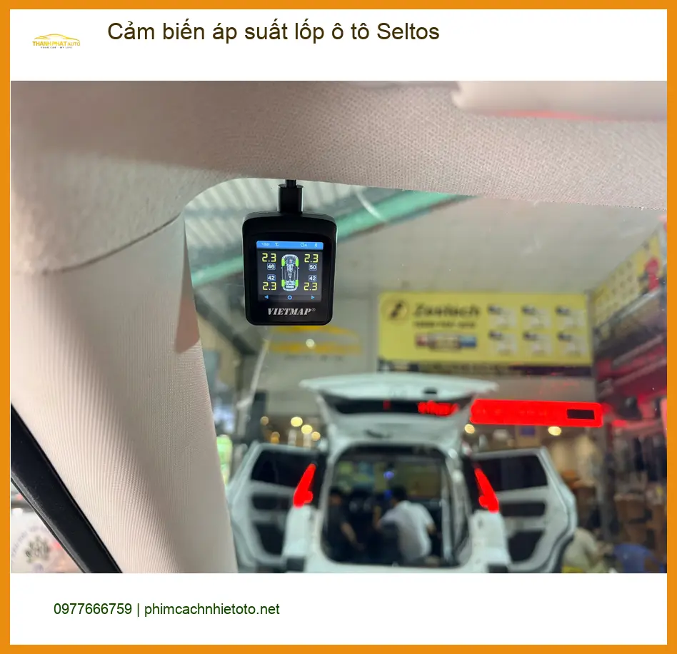 Anh Minh lắp cảm biến áp suất lốp Seltos tại Quận 12, an toàn trên mọi nẻo đường ảnh thực tế 5