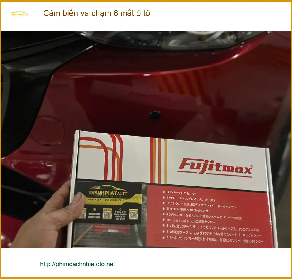 Anh Lâm lắp cảm biến va chạm 6 mắt ô tô cho Kia Sorento tại Quận 4 an tâm phố đông. ảnh thực tế 3