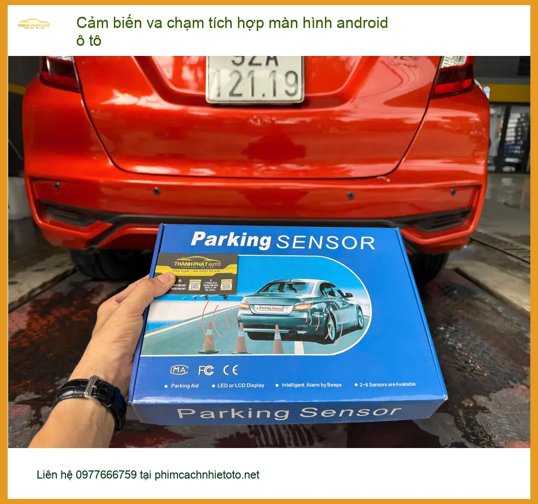 Anh Trọng lắp cảm biến va chạm Android ô tô Honda CR-V tại Quận 2 ảnh thực tế 2
