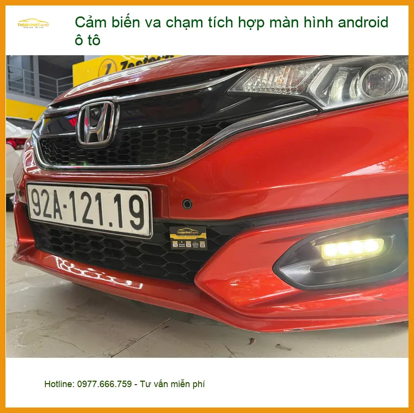 Anh Trọng lắp cảm biến va chạm Android ô tô Honda CR-V tại Quận 2 ảnh thực tế 3
