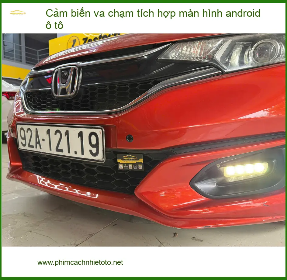 Anh Hưng lắp Cảm biến va chạm tích hợp màn hình Android ô tô tại Quận 11 ảnh thực tế 3
