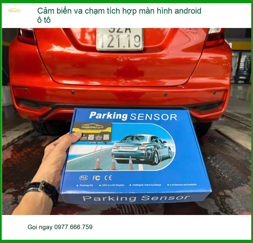 Anh Hưng lắp Cảm biến va chạm tích hợp màn hình Android ô tô tại Quận 11 ảnh thực tế 4