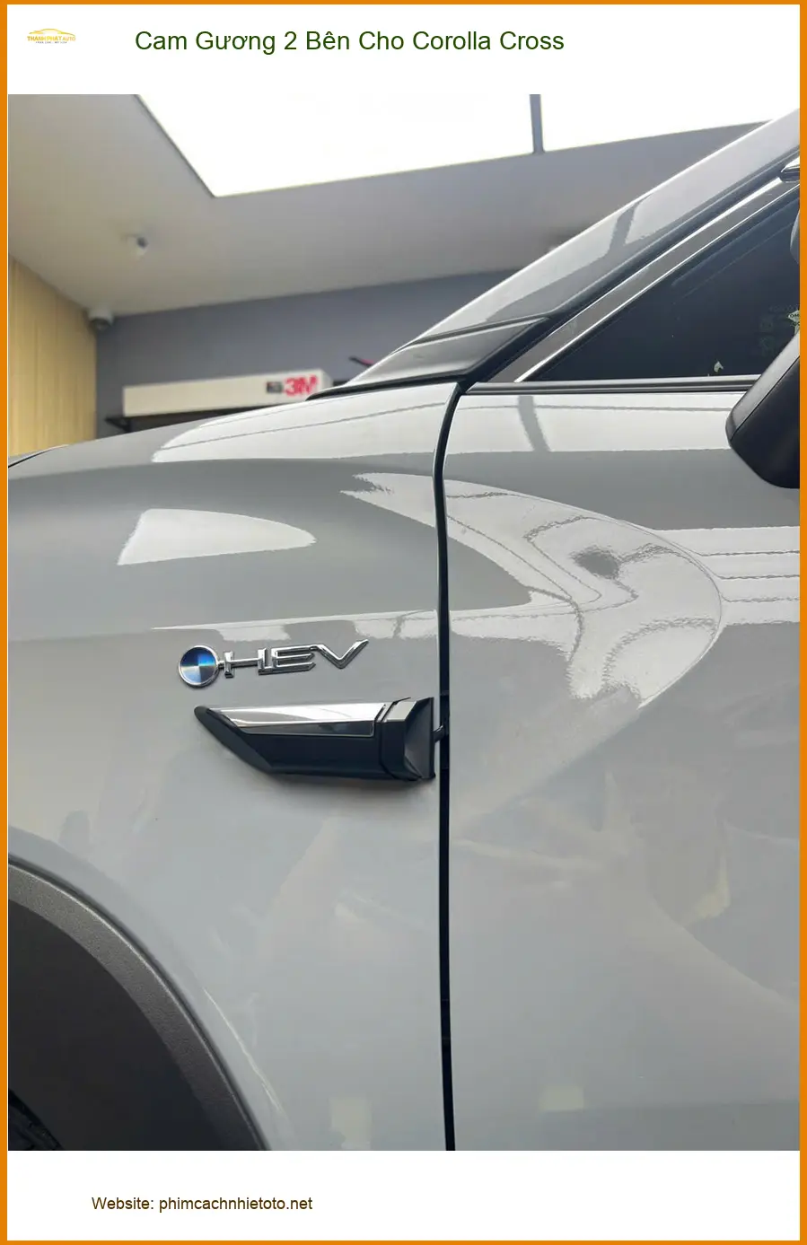 Anh Tùng lắp Cam Gương 2 Bên cho Toyota Corolla Cross tại Quận 3 lái xe an toàn ảnh thực tế 2