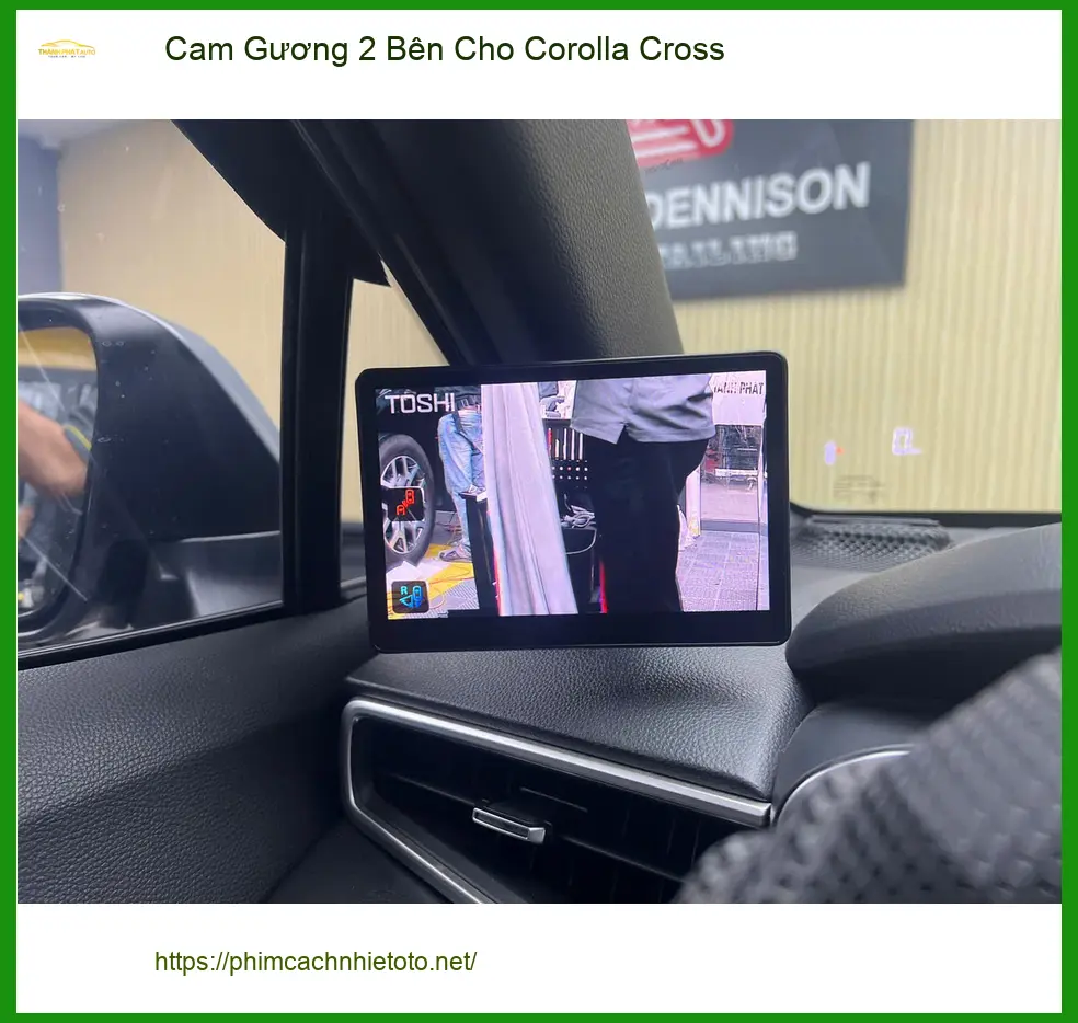 Anh Thiên lắp Cam Gương 2 Bên Corolla Cross ở Hóc Môn cho tầm nhìn rõ ảnh thực tế 2