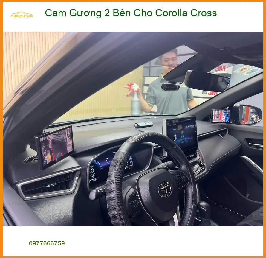 Anh Quang Dũng lắp Cam Gương 2 Bên Corolla Cross Quận 2 an toàn ảnh thực tế 3