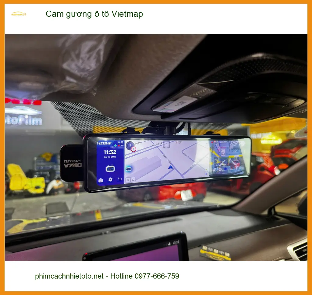 Anh Quang lắp Cam gương Vietmap cho Hyundai Accent ở Quận 9 an tâm lái