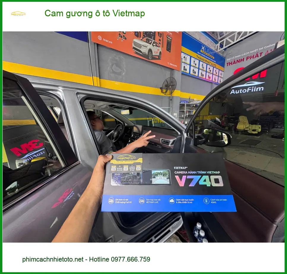 Anh Quang lắp Cam gương Vietmap cho Hyundai Accent ở Quận 9 an tâm lái ảnh thực tế 3