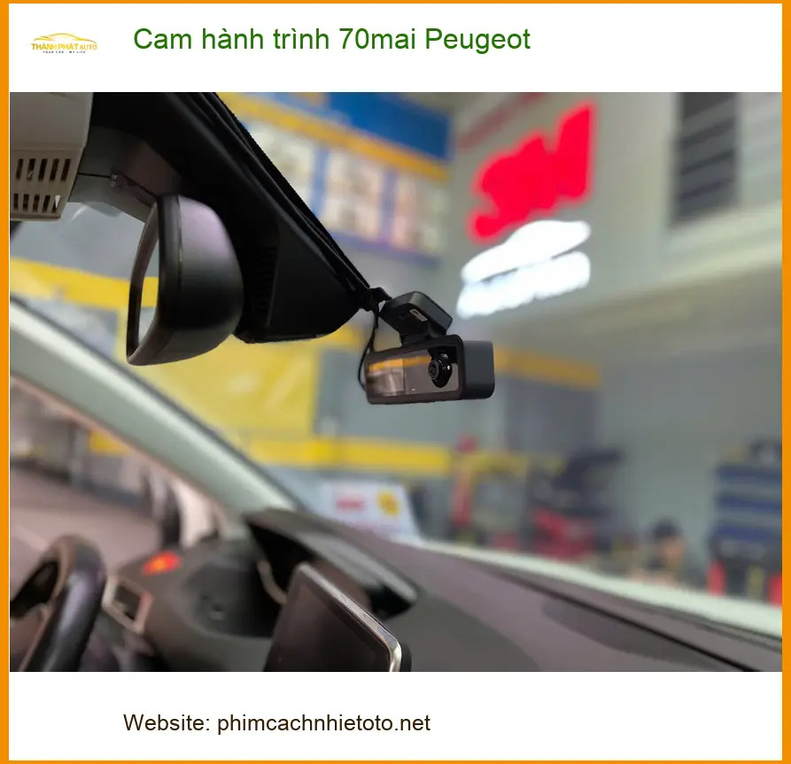 Anh Phước gắn cam hành trình 70mai Peugeot tại Quận Thủ Đức để tăng cường an toàn ảnh thực tế 2