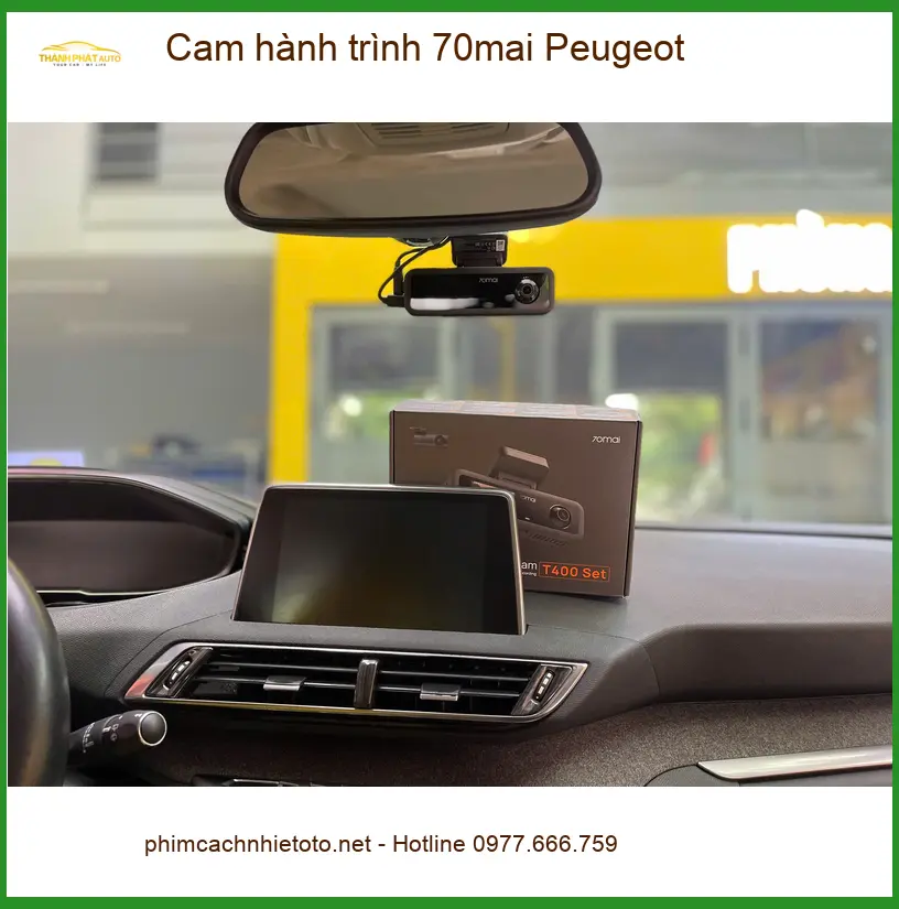 Anh Phước gắn cam hành trình 70mai Peugeot tại Quận Thủ Đức để tăng cường an toàn ảnh thực tế 4