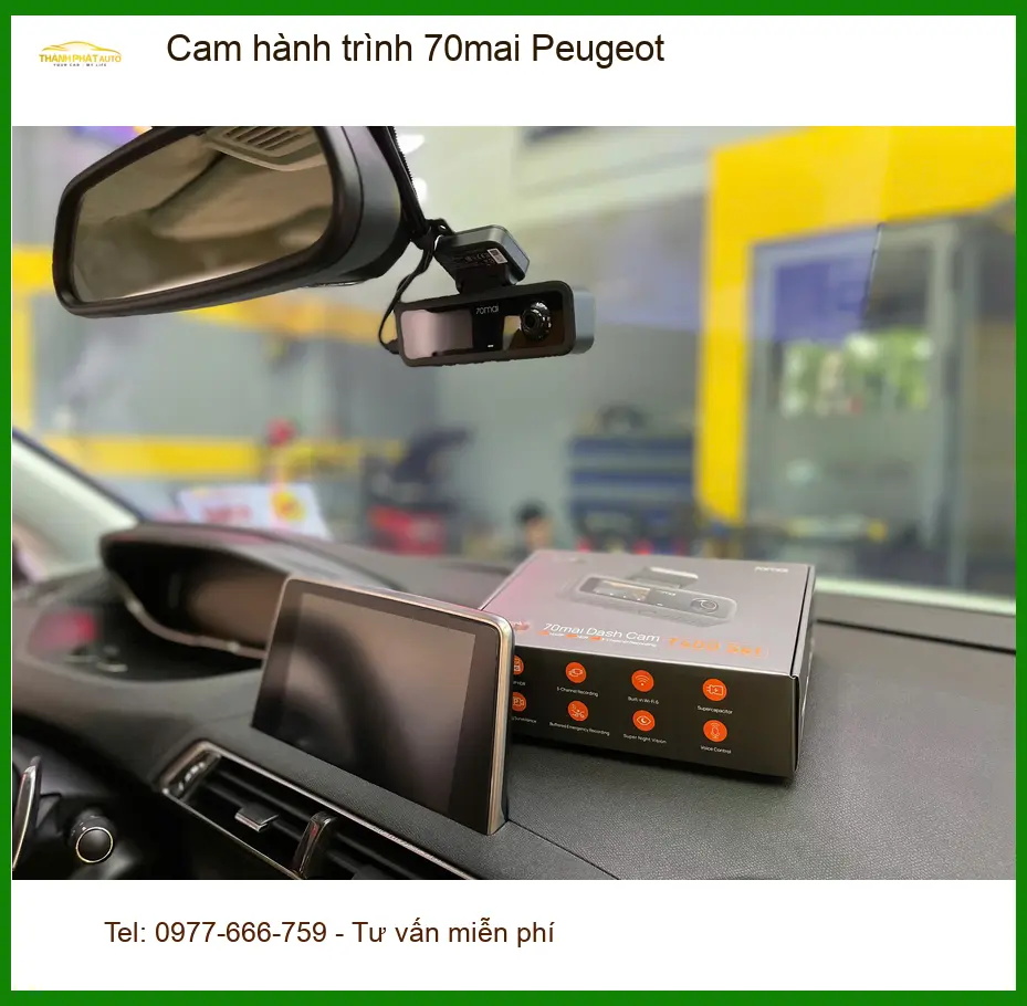 Anh Phước gắn cam hành trình 70mai Peugeot tại Quận Thủ Đức để tăng cường an toàn ảnh thực tế 5