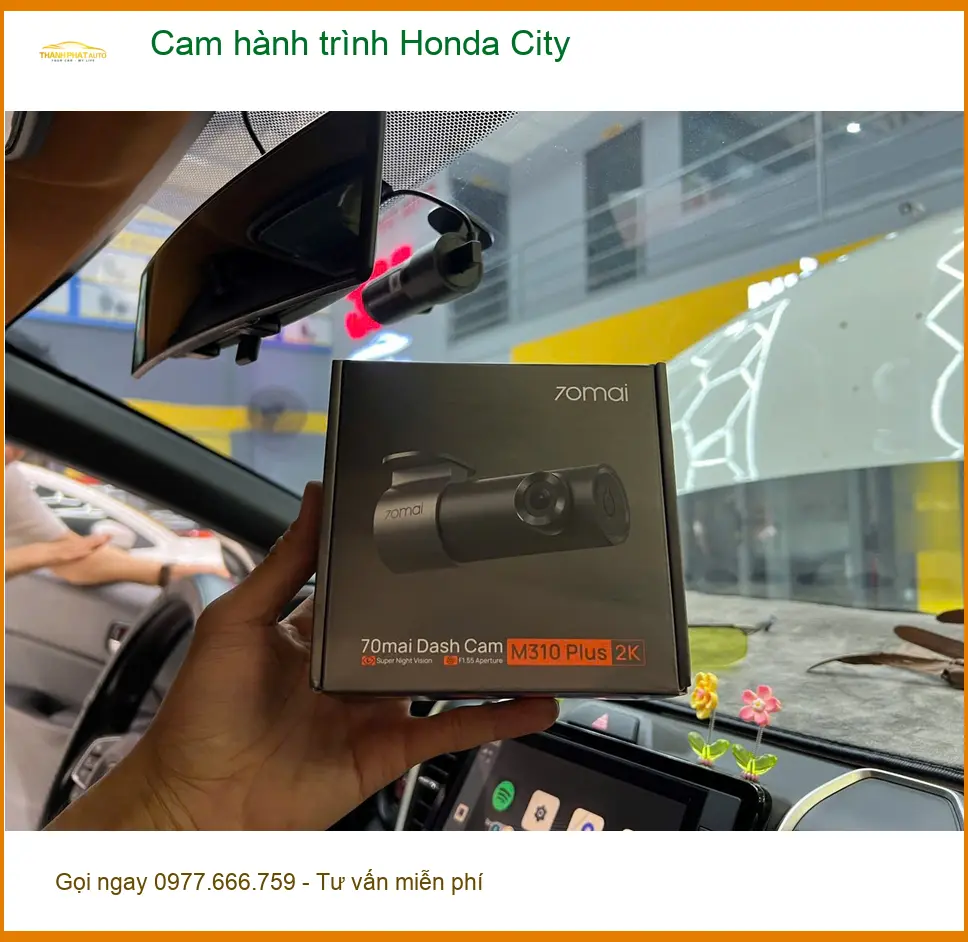 Anh Tấn lắp cam hành trình Honda City tại Quận 12 để ghi lại hành trình an toàn ảnh thực tế 2