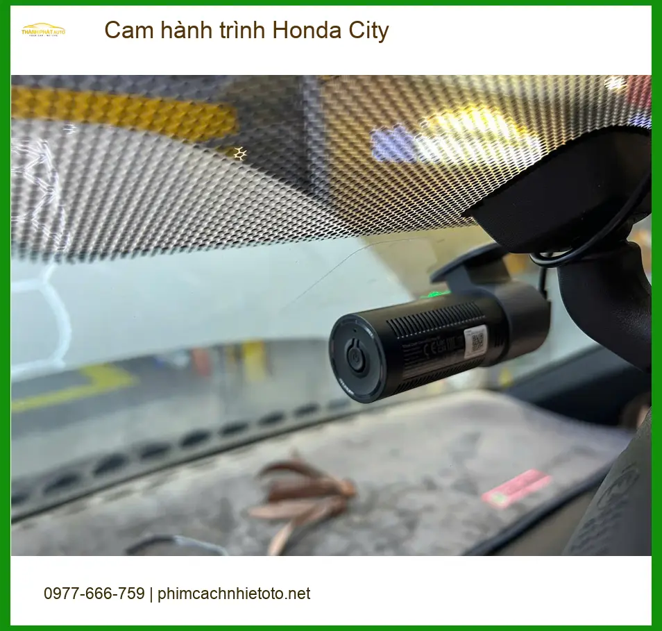 Anh Duy lắp cam hành trình Honda City tại Quận 9 để bảo vệ quyền lợi khi tham gia giao thông ảnh thực tế 3