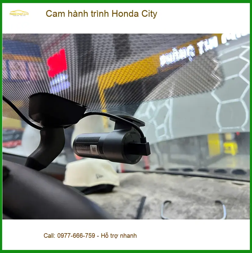 Anh Duy lắp cam hành trình Honda City tại Quận 9 để bảo vệ quyền lợi khi tham gia giao thông ảnh thực tế 4