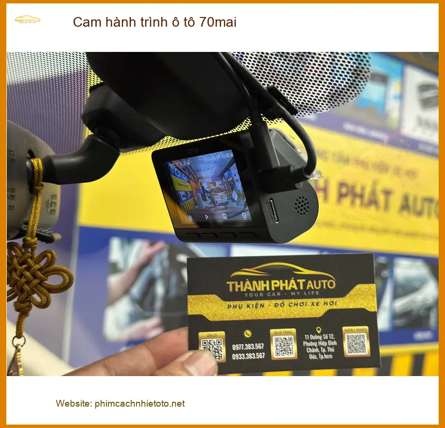 Chị Phượng lắp cam hành trình 70mai cho Hyundai Creta tại Bình Thạnh ảnh thực tế 2