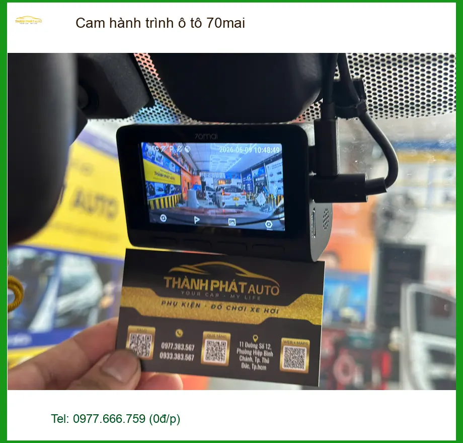 Chị Phượng lắp cam hành trình 70mai cho Hyundai Creta tại Bình Thạnh ảnh thực tế 5
