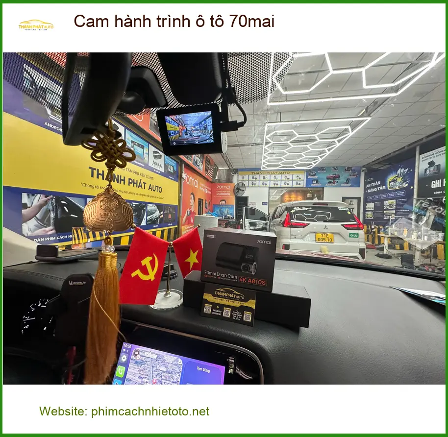 Chị Linh gắn cam hành trình 70mai cho ô tô tại Quận Thủ Đức để an tâm ảnh thực tế 4