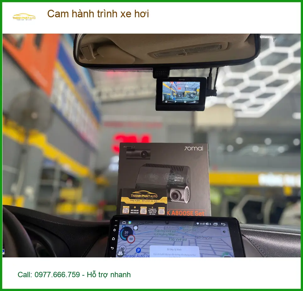 Anh Minh lắp cam hành trình xe hơi Hyundai Accent tại Quận 9 uy tín ảnh thực tế 4