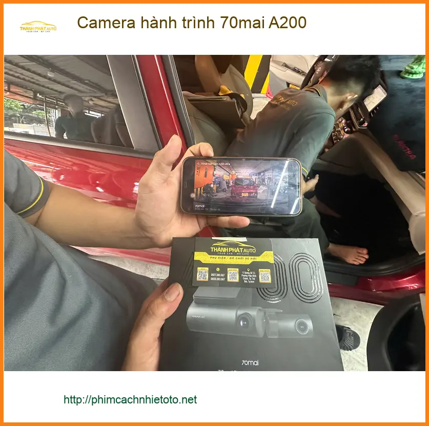 Anh Minh lắp Camera hành trình 70mai A200 cho Honda HR-V tại Cần Giờ