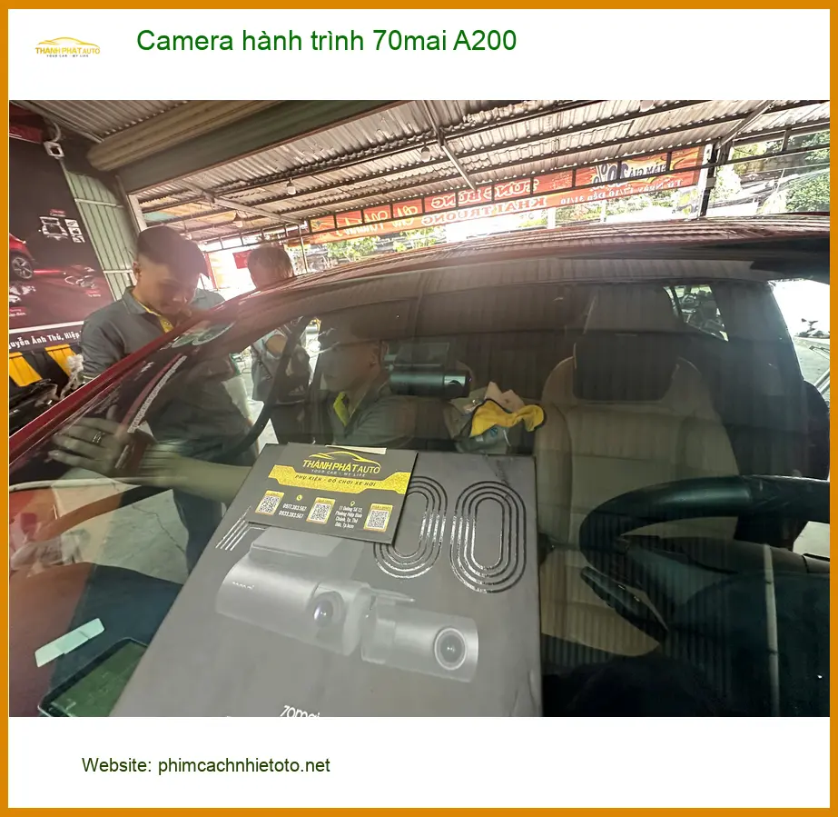 Anh Minh lắp Camera hành trình 70mai A200 cho Honda HR-V tại Cần Giờ ảnh thực tế 4