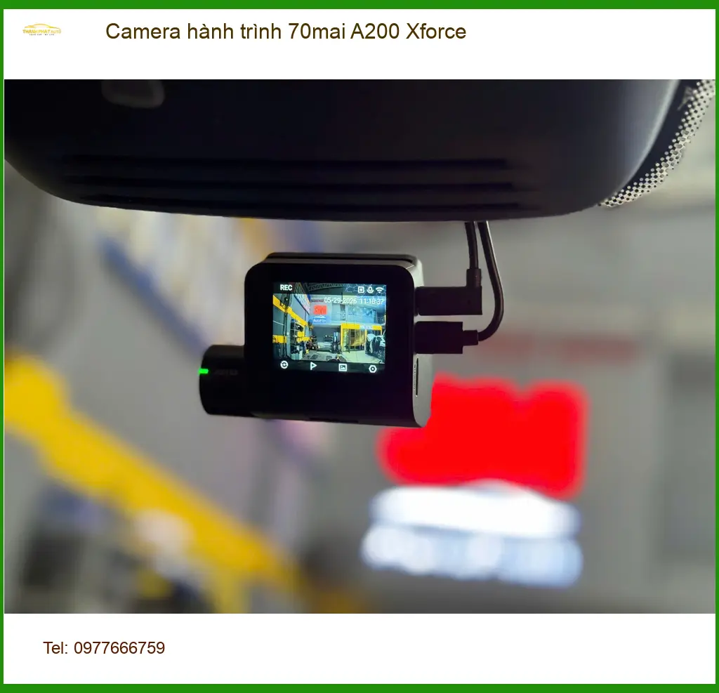 Chị Thảo lắp Camera hành trình 70mai A200 Xforce cho Honda CRV tại Quận 9