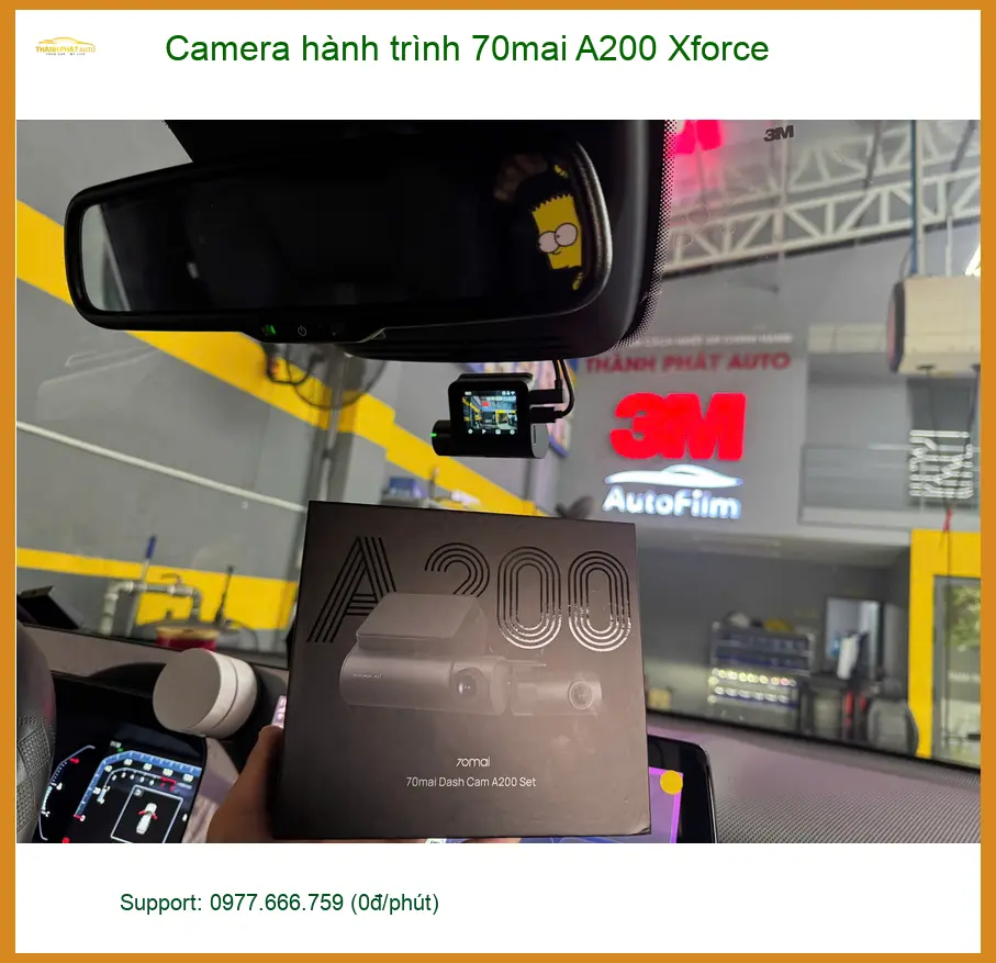 Chị Thảo lắp Camera hành trình 70mai A200 Xforce cho Honda CRV tại Quận 9 ảnh thực tế 2