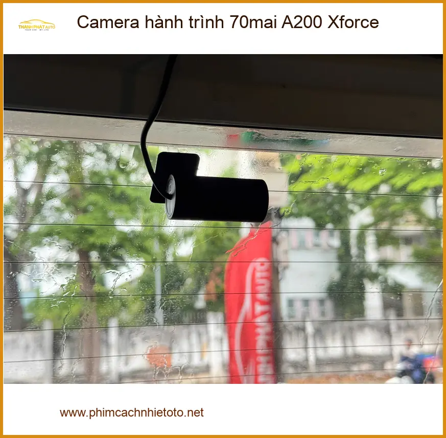 Anh Nam lắp Camera hành trình 70mai A200 Xforce cho Hyundai Accent ở Thủ Đức ảnh thực tế 3