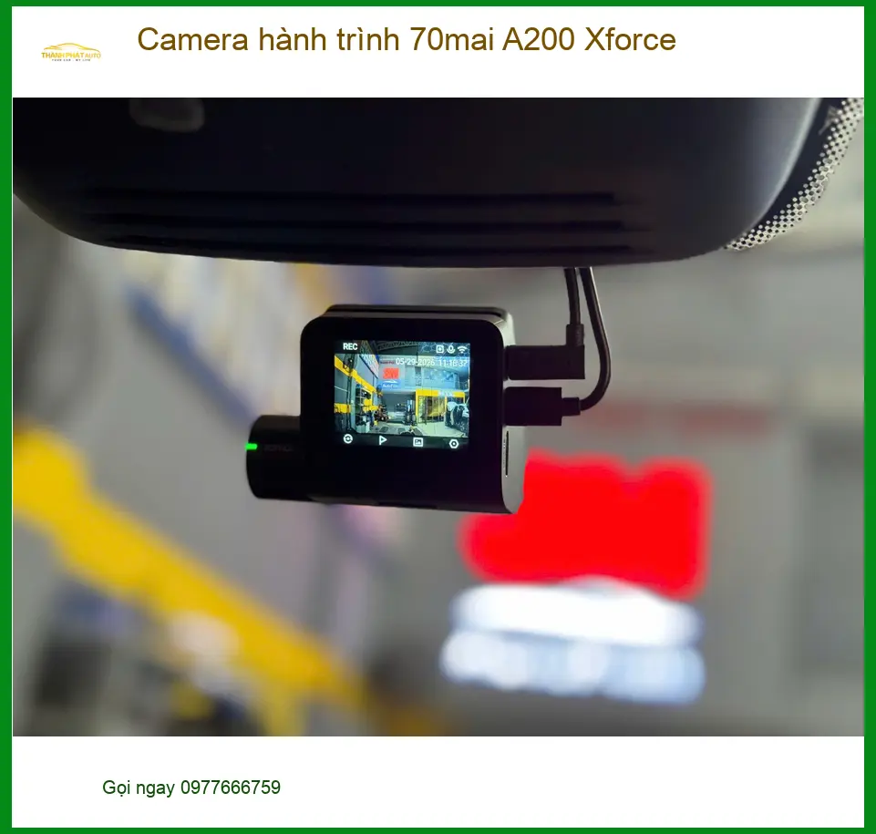 Anh Tùng lắp Camera hành trình 70mai A200 Xforce cho Mazda CX-5 tại Quận 6 để an tâm hơn ảnh thực tế 2