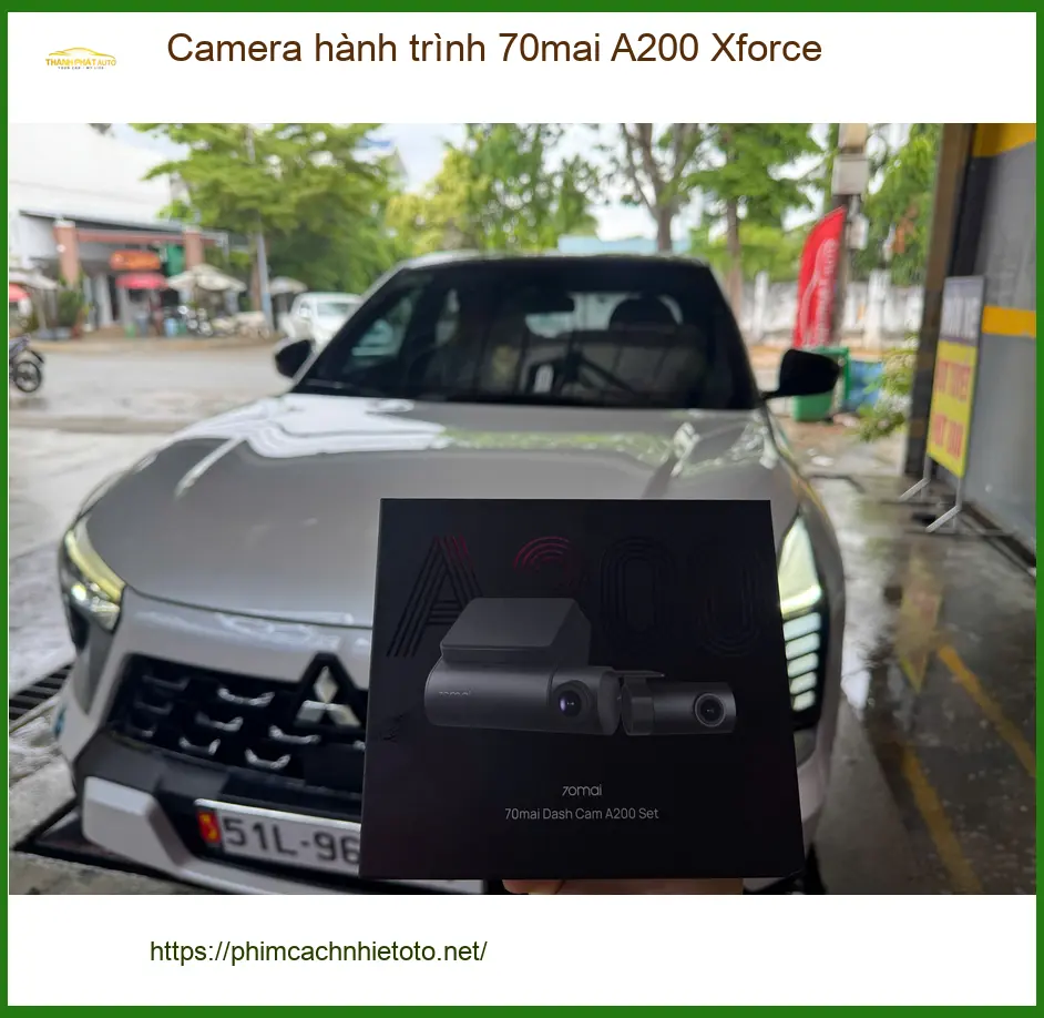Chị Hằng lắp Camera hành trình 70mai A200 Xforce cho Ford Everest ở Gò Vấp