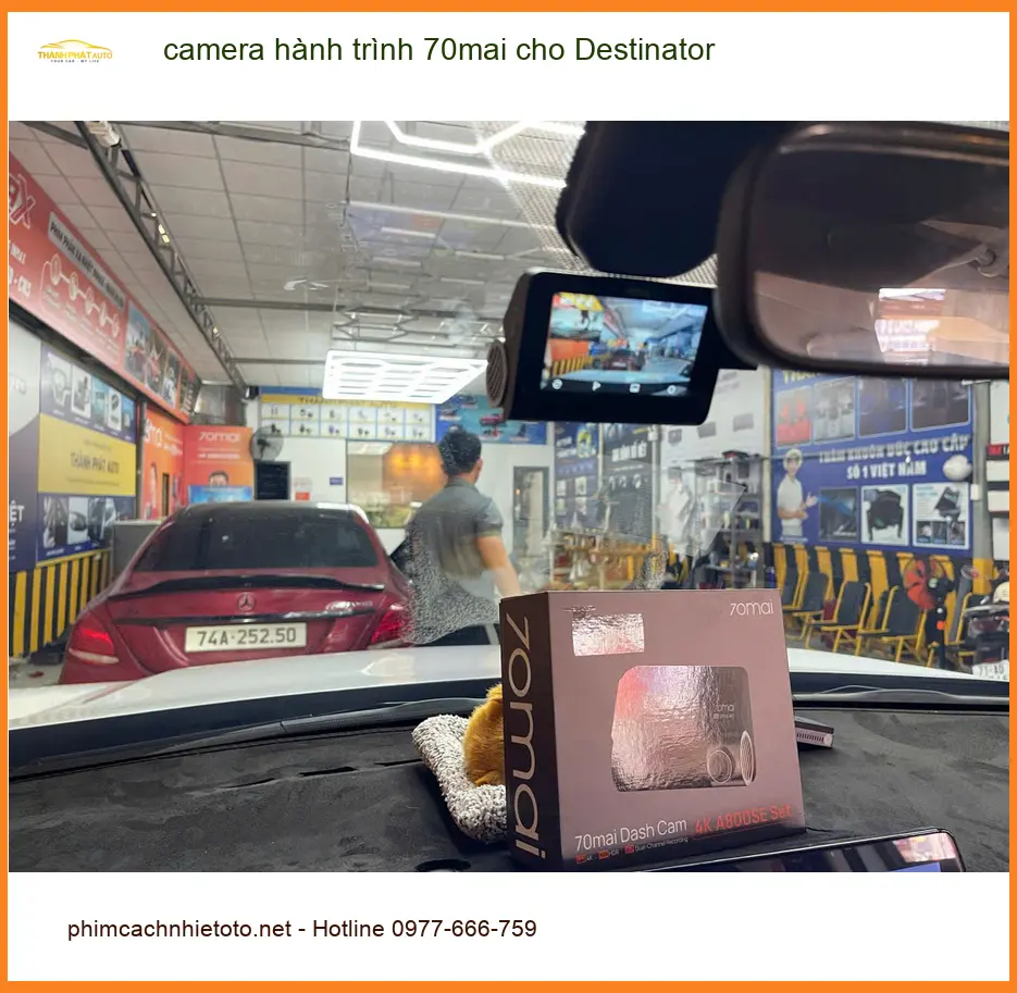 Cô Thanh lắp camera hành trình 70mai cho Hyundai Accent tại Quận 9 an tâm lái xe ảnh thực tế 2