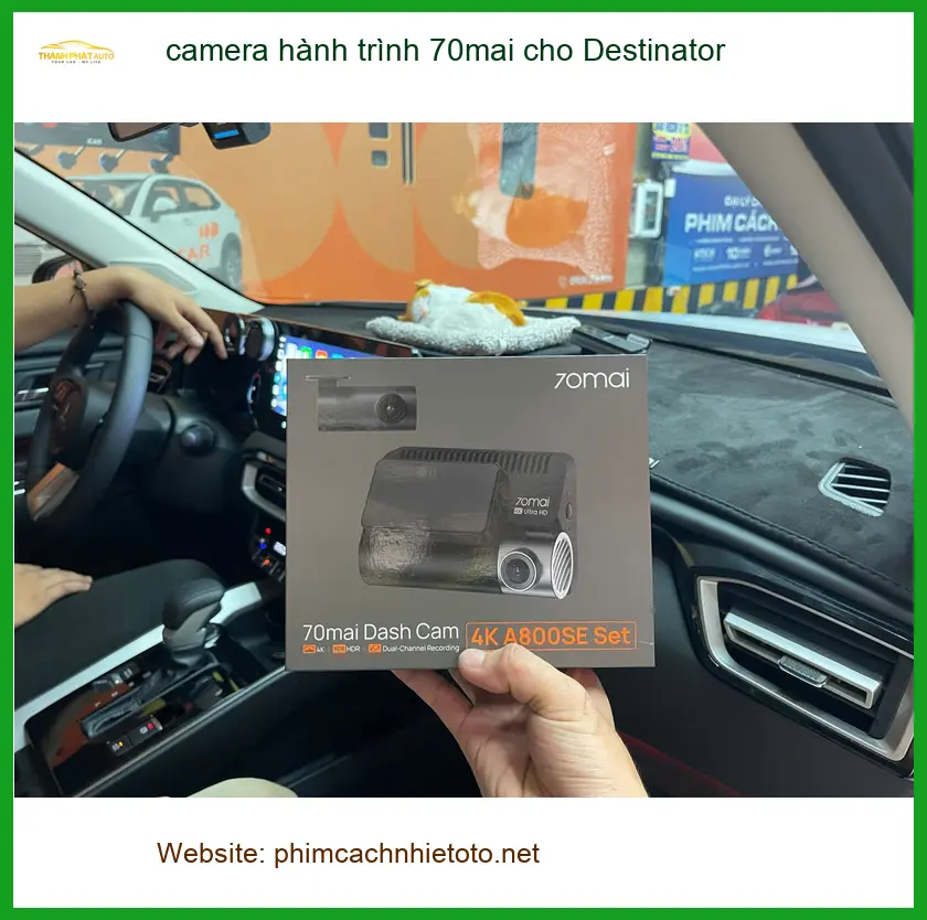 Cô Thanh lắp camera hành trình 70mai cho Hyundai Accent tại Quận 9 an tâm lái xe ảnh thực tế 4
