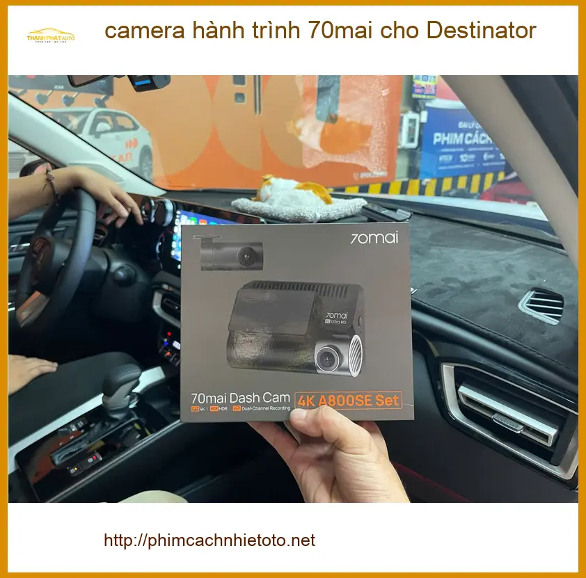 Anh Long lắp camera hành trình 70mai cho Mazda CX-5 tại Quận 4