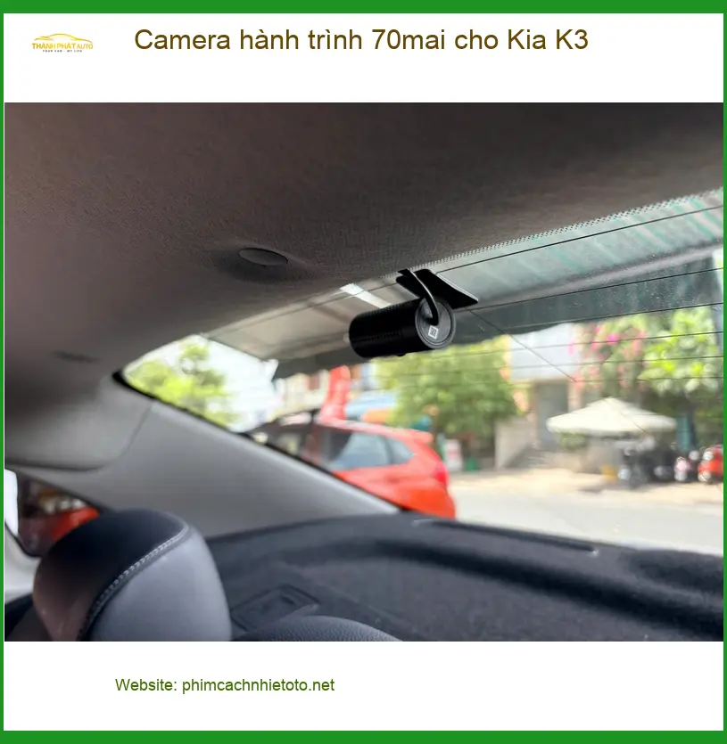 Anh Bình lắp Camera hành trình 70mai cho Kia K3 tại Quận 5