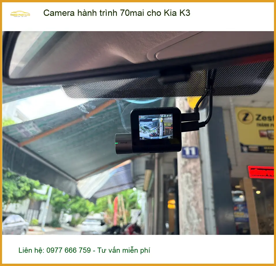 Anh Bình lắp Camera hành trình 70mai cho Kia K3 tại Quận 5 ảnh thực tế 2