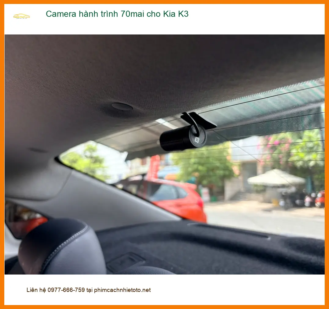Anh Hải gắn Camera hành trình 70mai cho Kia K3 ở Quận Phú Nhuận ảnh thực tế 2