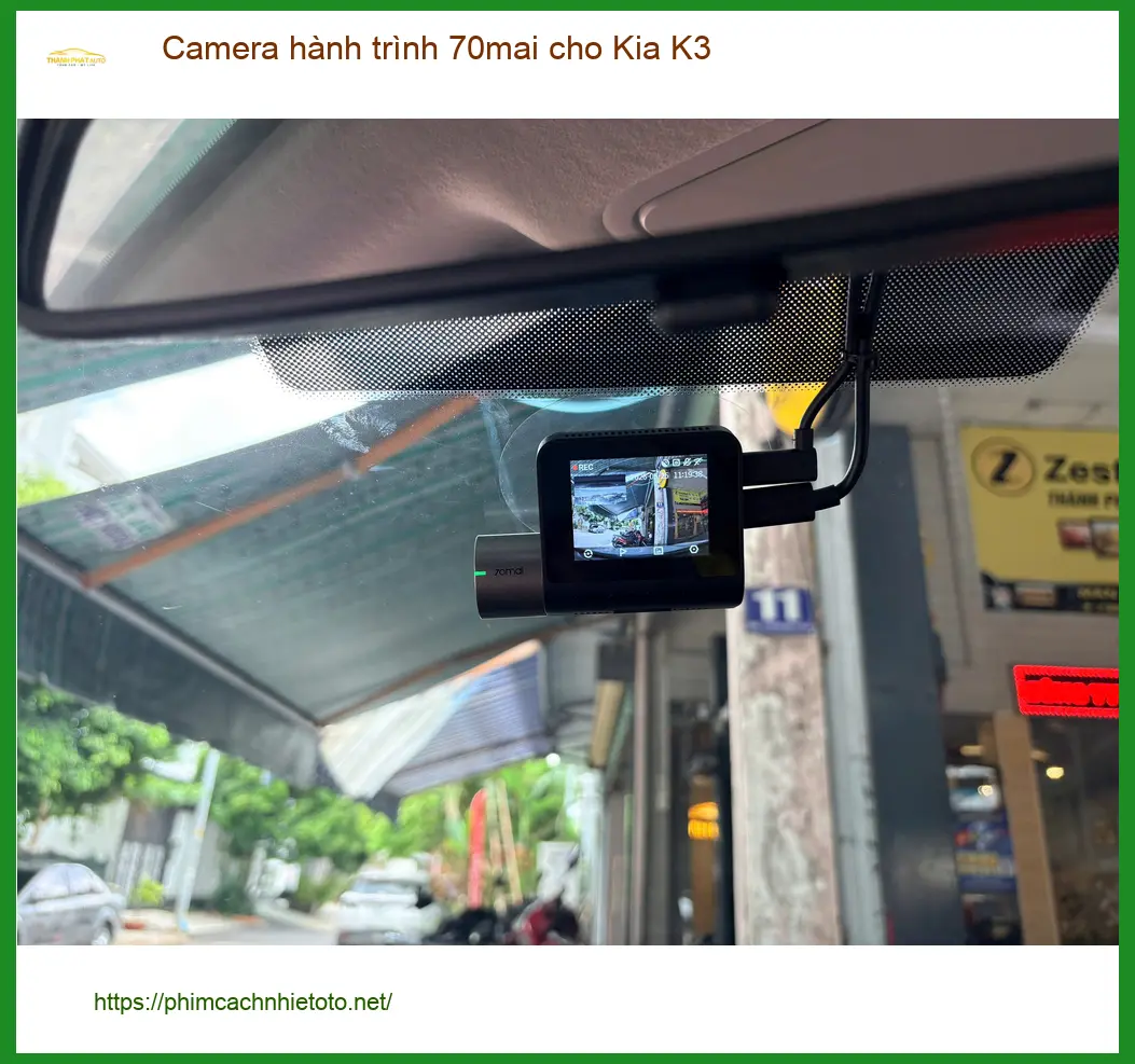 Anh Hải gắn Camera hành trình 70mai cho Kia K3 ở Quận Phú Nhuận ảnh thực tế 5