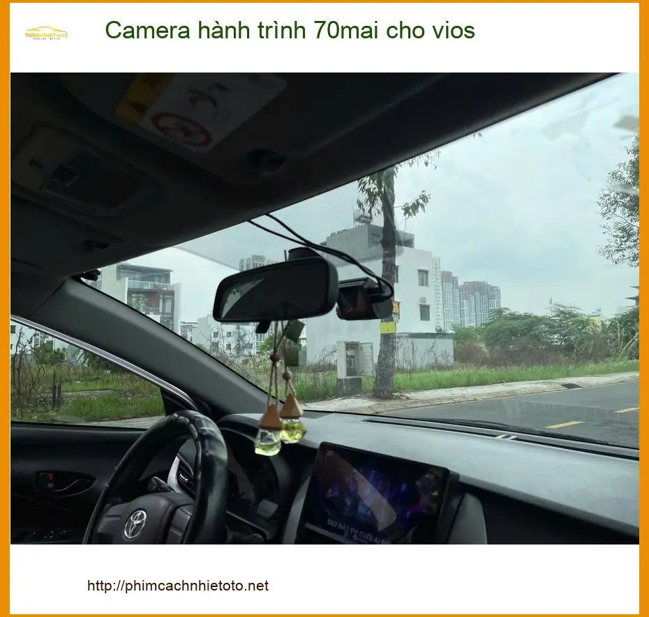 Anh Khải lắp Camera hành trình 70mai cho Vios tại Hóc Môn để an tâm lái xe