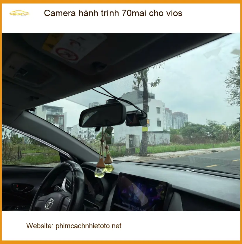 Anh Khôi lắp Camera hành trình 70mai cho Vios tại Quận 6 để yên tâm hơn ảnh thực tế 2
