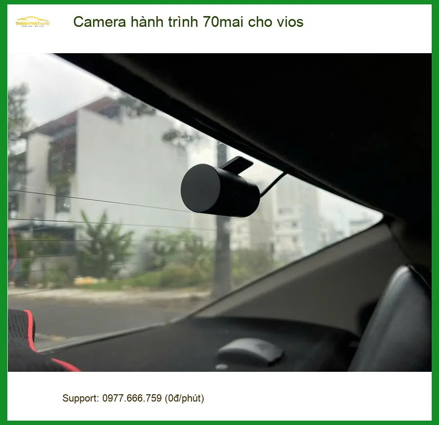 Chú Lâm lắp Camera hành trình 70mai cho Toyota Vios tại Quận Thủ Đức