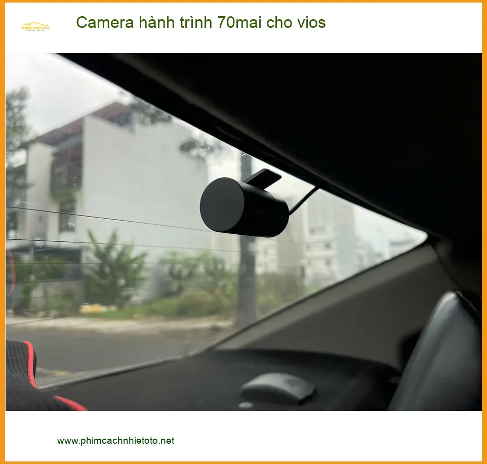 Anh Minh lắp Camera hành trình 70mai cho Vios tại Quận 9 để ghi lại hành trình an toàn ảnh thực tế 2